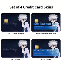 Load image into Gallery viewer, Anime Hunter x Hunter Credit Card Skins (4-in-1 Pack)
