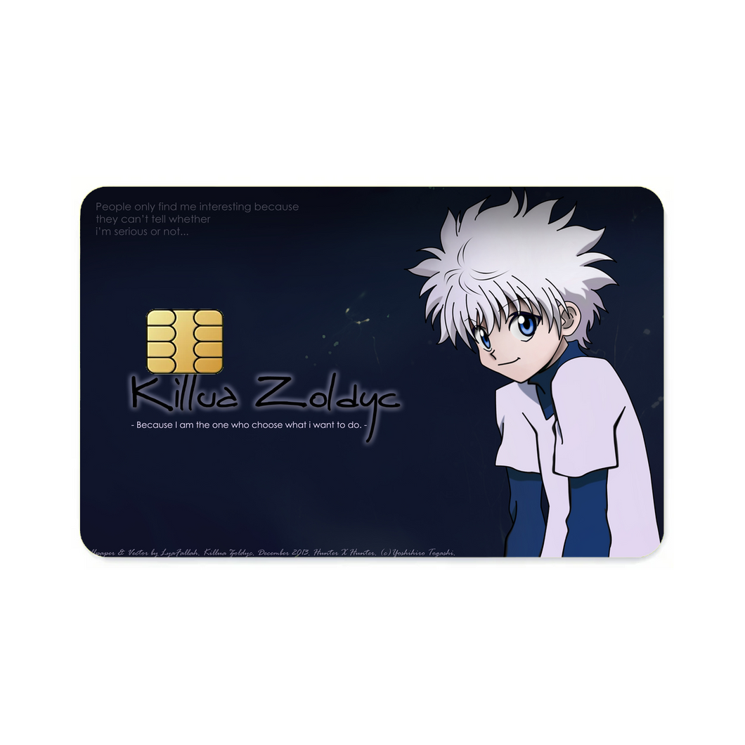 Anime Hunter x Hunter Credit Card Skins (4-in-1 Pack)