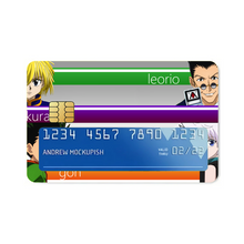 Load image into Gallery viewer, Anime Hunter x Hunter Credit Card Skins (4-in-1 Pack)
