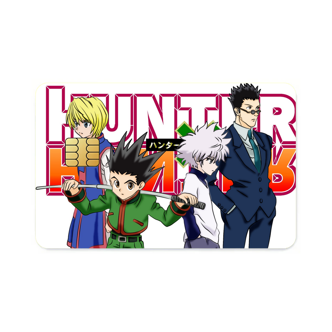 Anime Hunter x Hunterr Credit Card Skins (4-in-1 Pack)