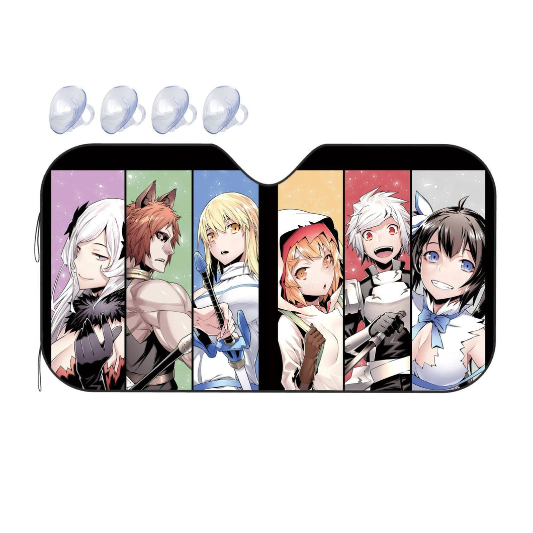 Anime Is It Wrong to Try to Pick Up Girls in a Dungeon? Car Sunshade