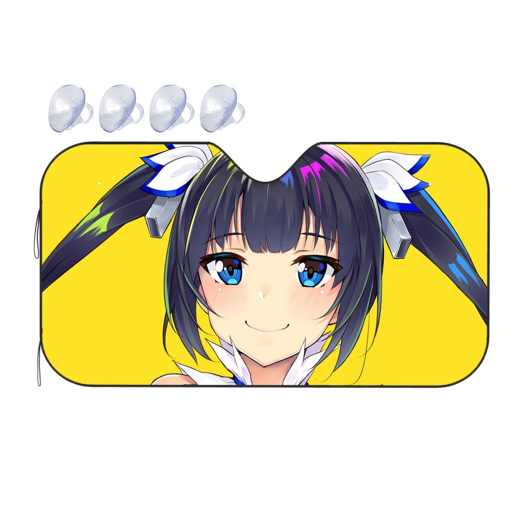 Anime Is It Wrong to Try to Pick Up Girls in a Dungeon? Car Sunshade