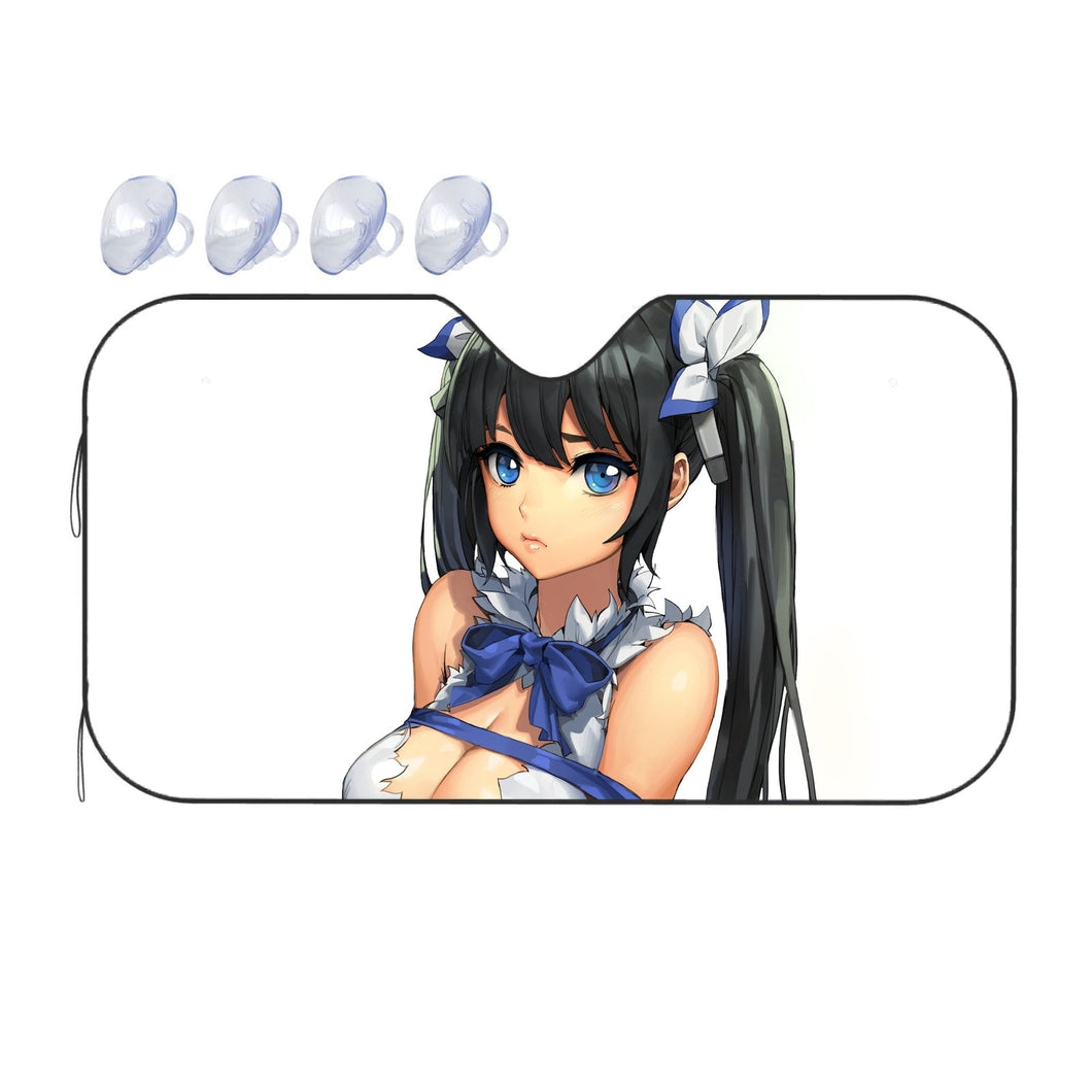 Anime Is It Wrong to Try to Pick Up Girls in a Dungeon? Car Sunshade
