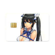 Load image into Gallery viewer, Anime Is It Wrong to Try to Pick Up Girls in a Dungeon? Credit Card Skins (4-in-1 Pack)
