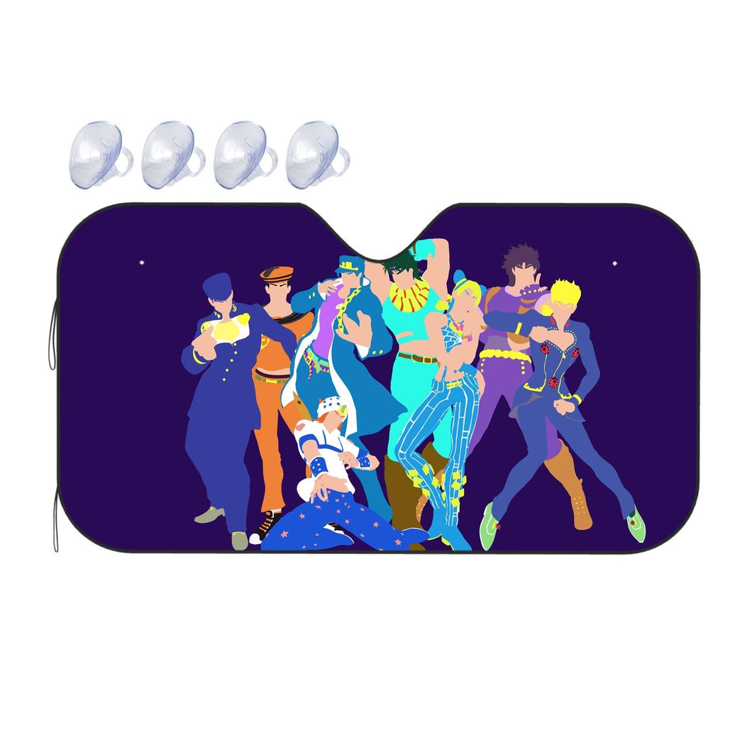 Anime Jojo's Bizarre Adventure Car Sunshade