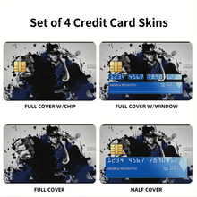 Load image into Gallery viewer, Anime Jojo&#39;s Bizarre Adventure  Credit Card Skins (4-in-1 Pack)
