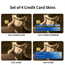 Load image into Gallery viewer, Anime Jojo&#39;s Bizarre Adventure  Credit Card Skins (4-in-1 Pack)
