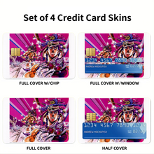 Load image into Gallery viewer, Anime Jojo&#39;s Bizarre Adventure  Credit Card Skins (4-in-1 Pack)
