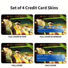 Load image into Gallery viewer, Anime Jojo&#39;s Bizarre Adventure  Credit Card Skins (4-in-1 Pack)
