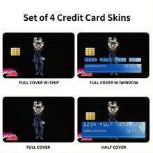 Load image into Gallery viewer, Anime Jojo&#39;s Bizarre Adventure  Credit Card Skins (4-in-1 Pack)
