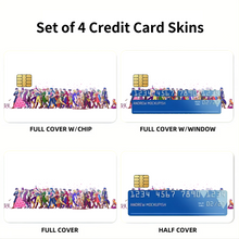 Load image into Gallery viewer, Anime Jojo&#39;s Bizarre Adventure  Credit Card Skins (4-in-1 Pack)

