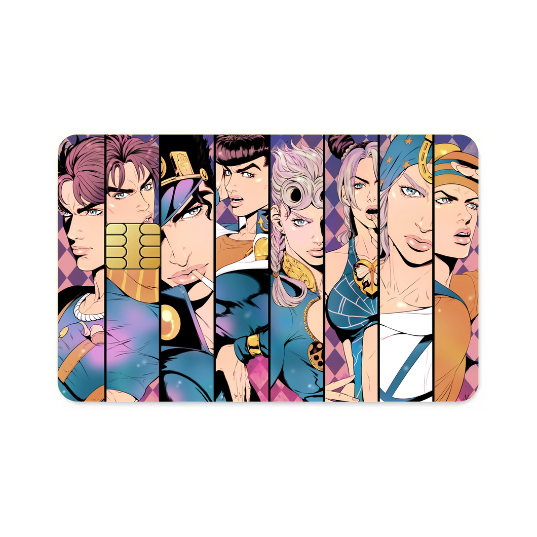 Anime Jojo's Bizarre Adventure  Credit Card Skins (4-in-1 Pack)