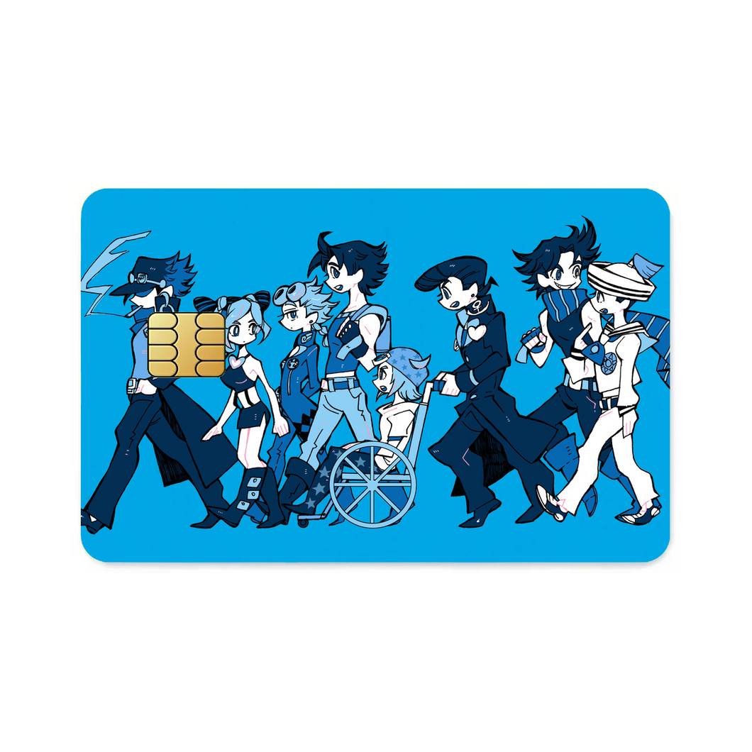 Anime Jojo's Bizarre Adventure  Credit Card Skins (4-in-1 Pack)
