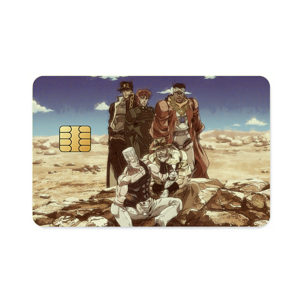 Anime Jojo's Bizarre Adventure Credit Card Skins (4-in-1 Pack)