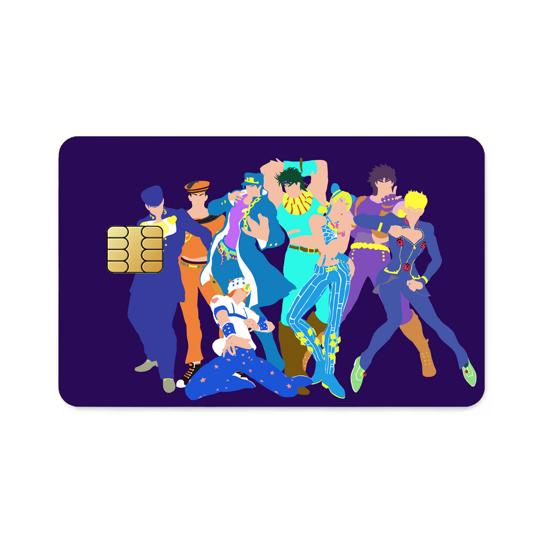 Anime Jojo's Bizarre Adventure Credit Card Skins (4-in-1 Pack)