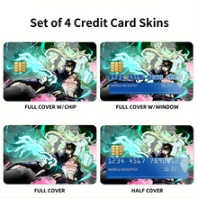 Load image into Gallery viewer, Anime Jojo's Bizarre Adventurer Credit Card Skins (4-in-1 Pack)
