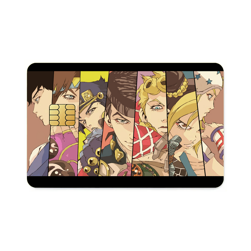 Anime Jojo's Bizarre Adventurer Credit Card Skins (4-in-1 Pack)