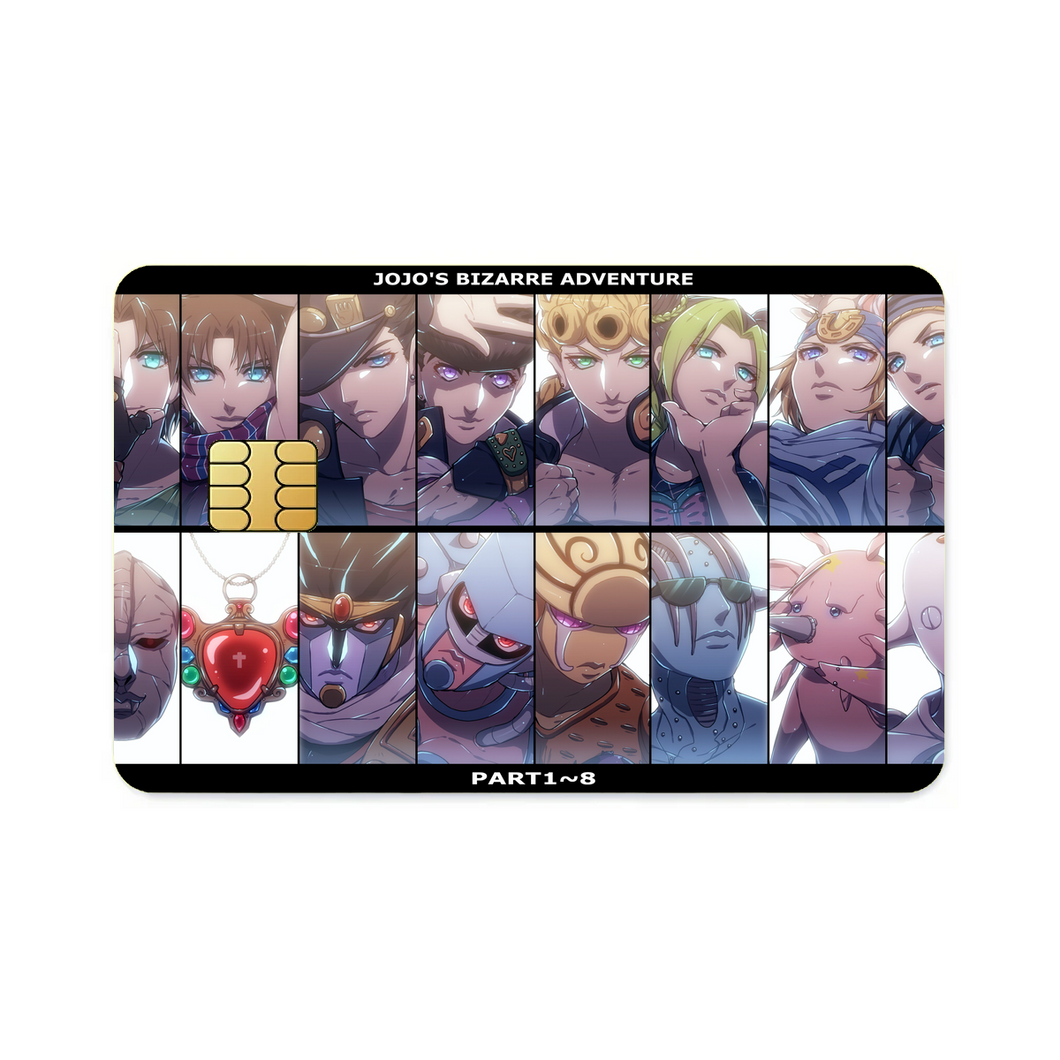 Anime Jojo's Bizarre Adventurer Credit Card Skins (4-in-1 Pack)