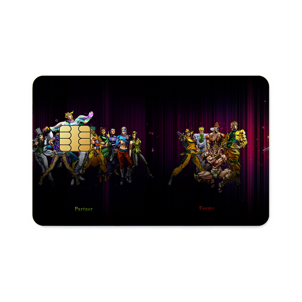 Anime Jojo's Bizarre Adventurer Credit Card Skins (4-in-1 Pack)