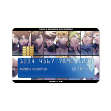 Load image into Gallery viewer, Anime Jojo&#39;s Bizarre Adventurer Credit Card Skins (4-in-1 Pack)

