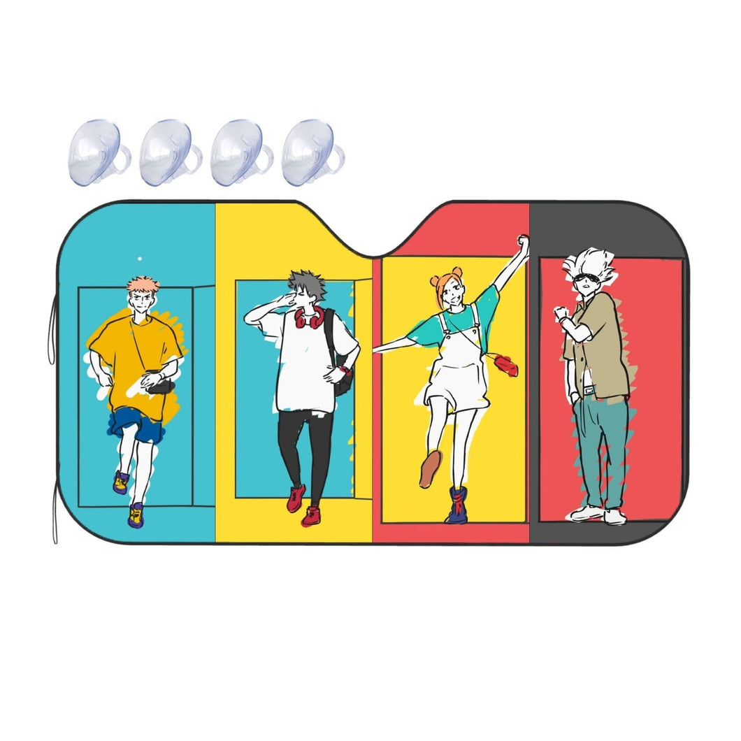 Anime Jujutsu Kaisen Car Sunshade