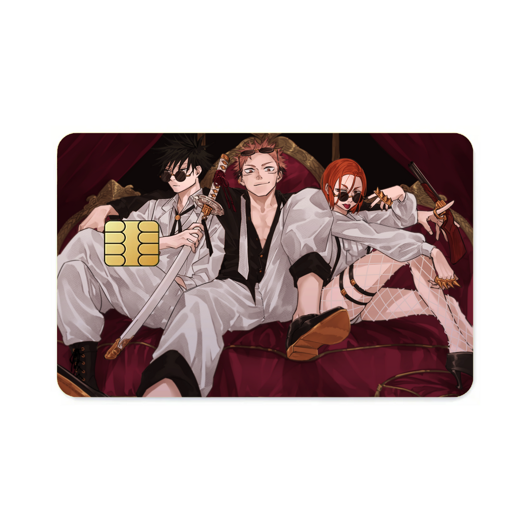 Anime Jujutsu Kaisen  Credit Card Skins (4-in-1 Pack)