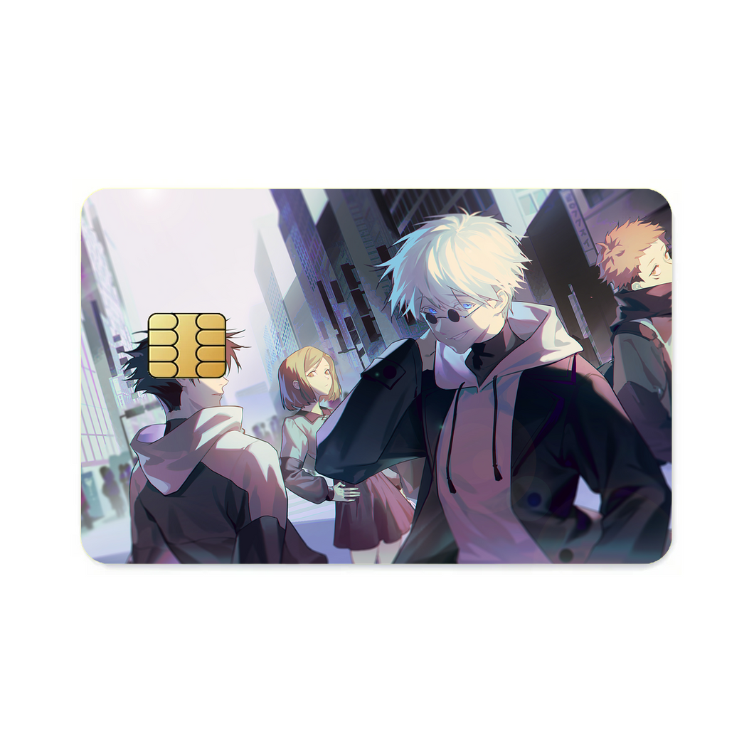 Anime Jujutsu Kaisen  Credit Card Skins (4-in-1 Pack)