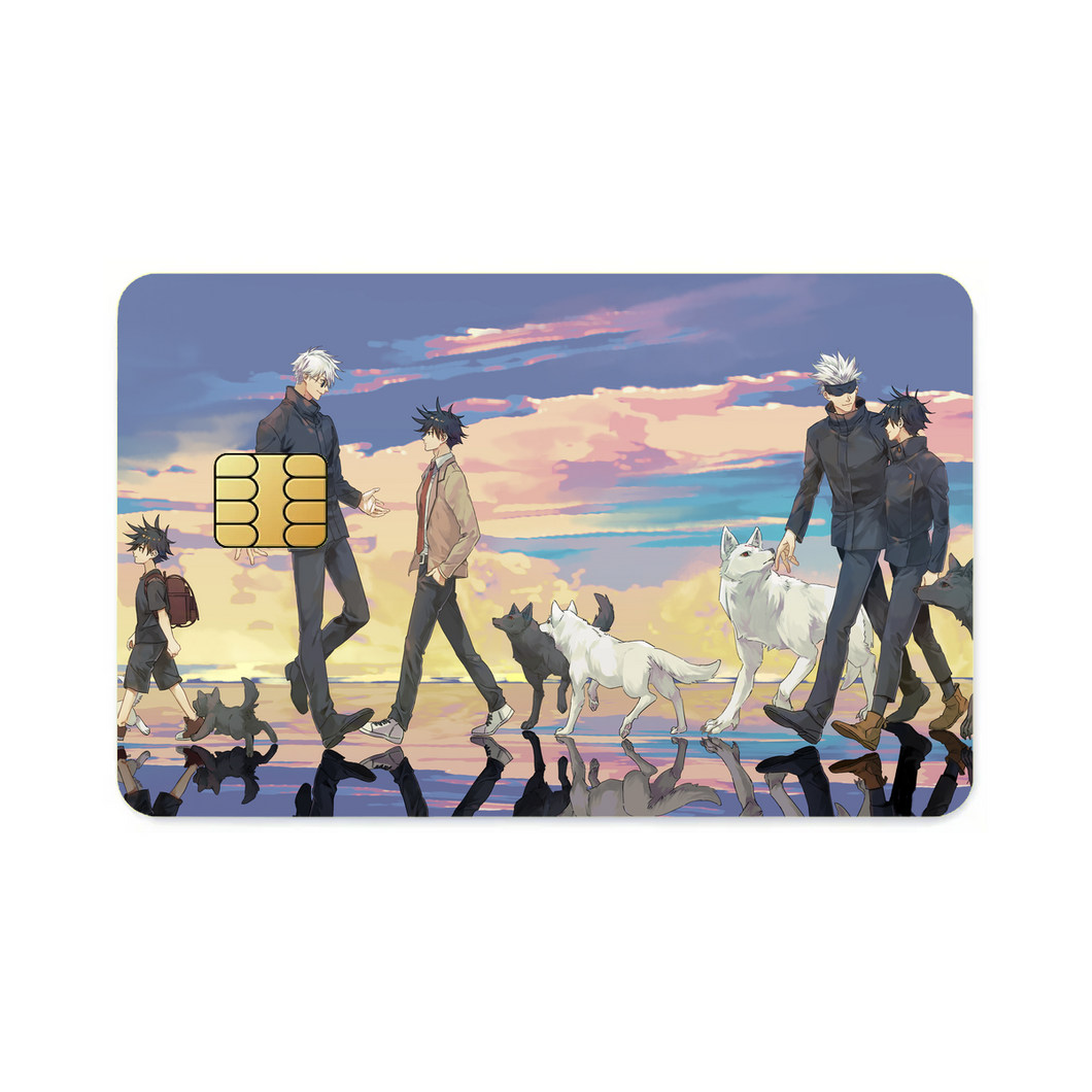 Anime Jujutsu Kaisen  Credit Card Skins (4-in-1 Pack)