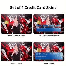 Load image into Gallery viewer, Anime Kaguya-sama: Love is War  Credit Card Skins (4-in-1 Pack)
