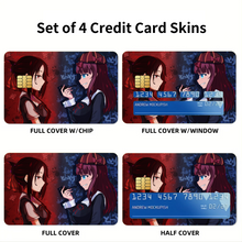 Load image into Gallery viewer, Anime Kaguya-sama: Love is War  Credit Card Skins (4-in-1 Pack)
