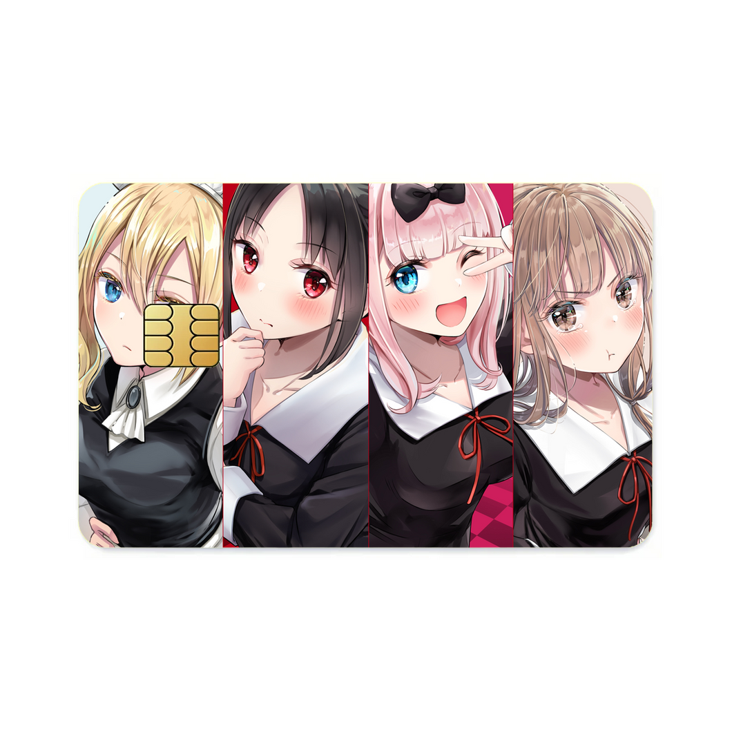 Anime Kaguya-sama: Love is War Credit Card Skins (4-in-1 Pack)