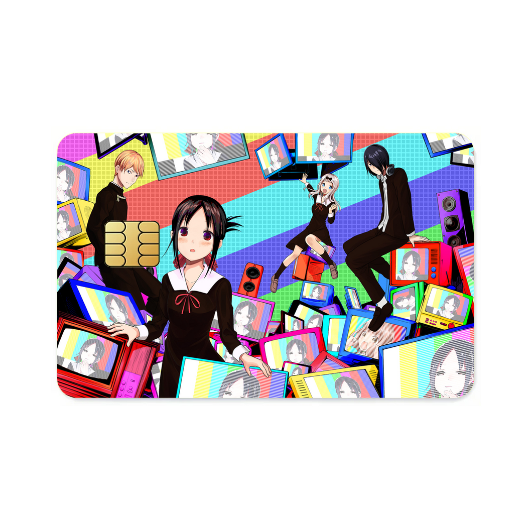 Anime Kaguya-sama: Love is War  Credit Card Skins (4-in-1 Pack)