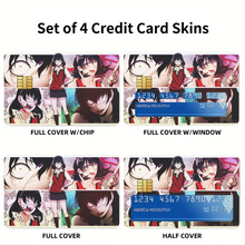 Load image into Gallery viewer, Anime Kakegurui  Credit Card Skins (4-in-1 Pack)
