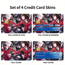 Load image into Gallery viewer, Anime Kakegurui  Credit Card Skins (4-in-1 Pack)
