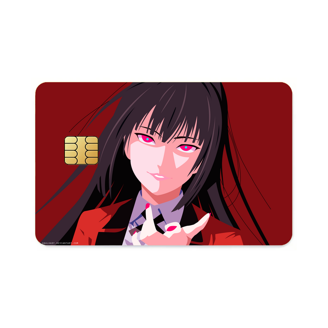 Anime Kakegurui  Credit Card Skins (4-in-1 Pack)