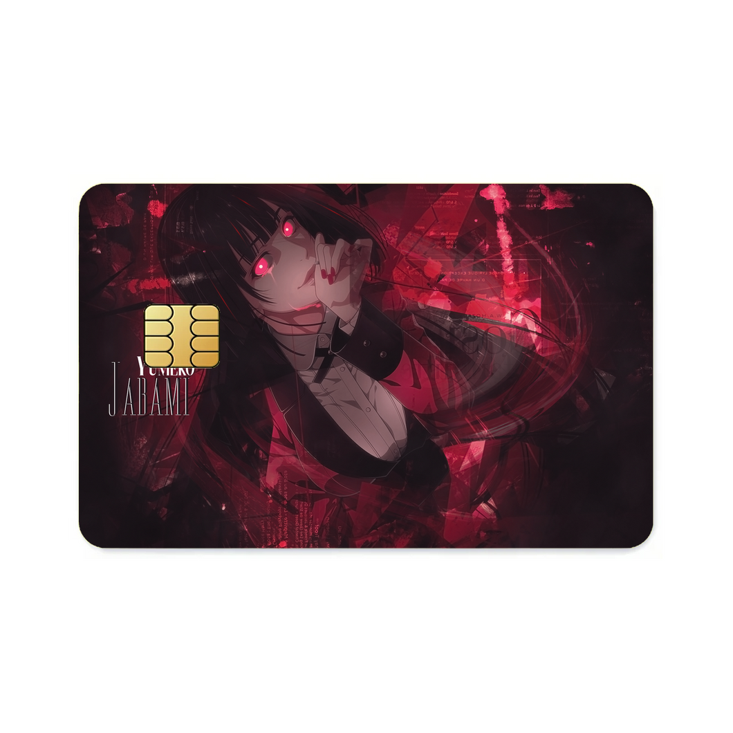 Anime Kakegurui  Credit Card Skins (4-in-1 Pack)