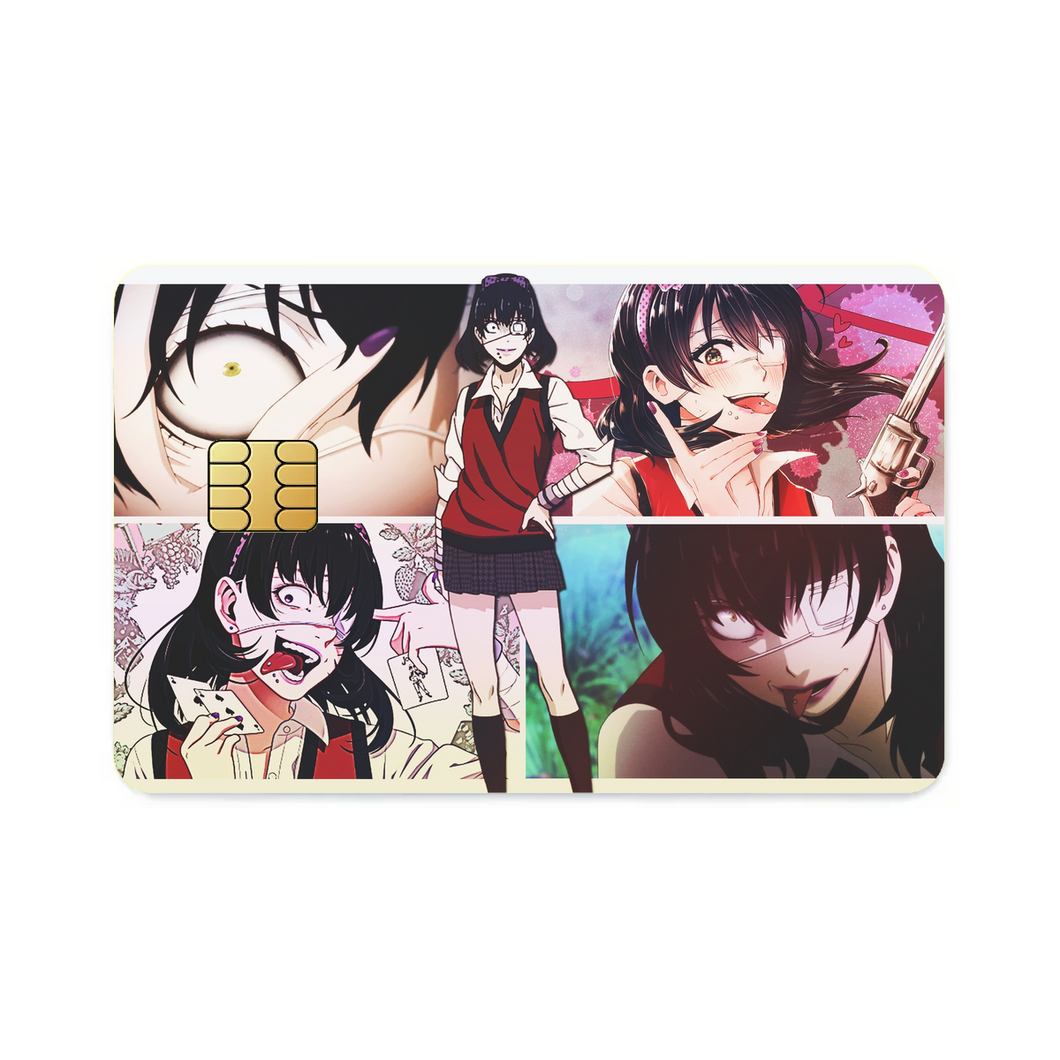 Anime Kakegurui  Credit Card Skins (4-in-1 Pack)