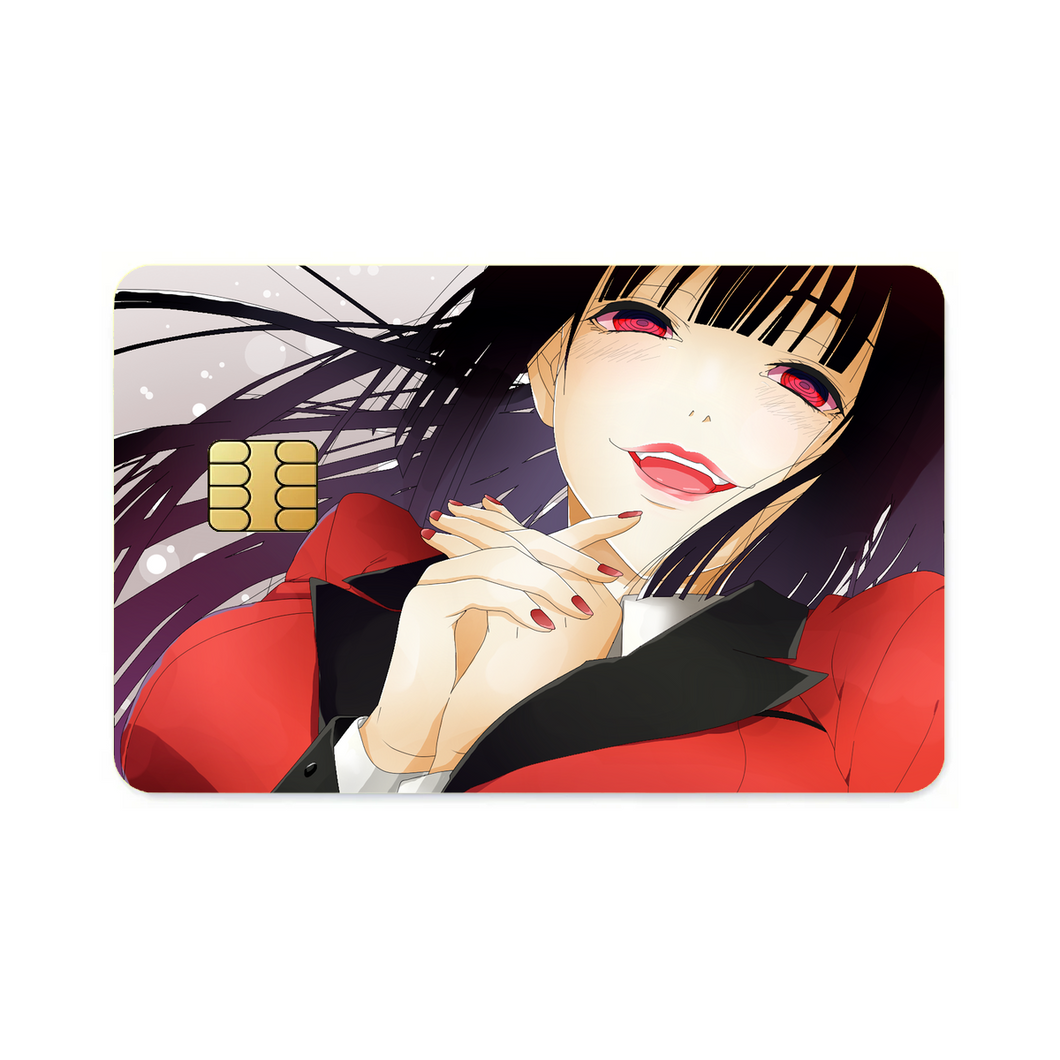 Anime Kakegurui Credit Card Skins (4-in-1 Pack)