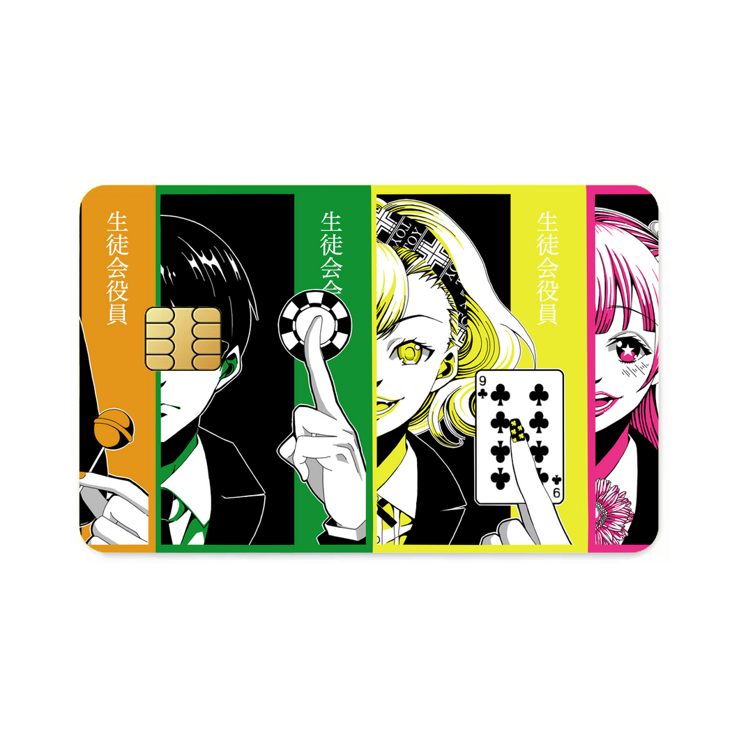 Anime Kakeguruir Credit Card Skins (4-in-1 Pack)