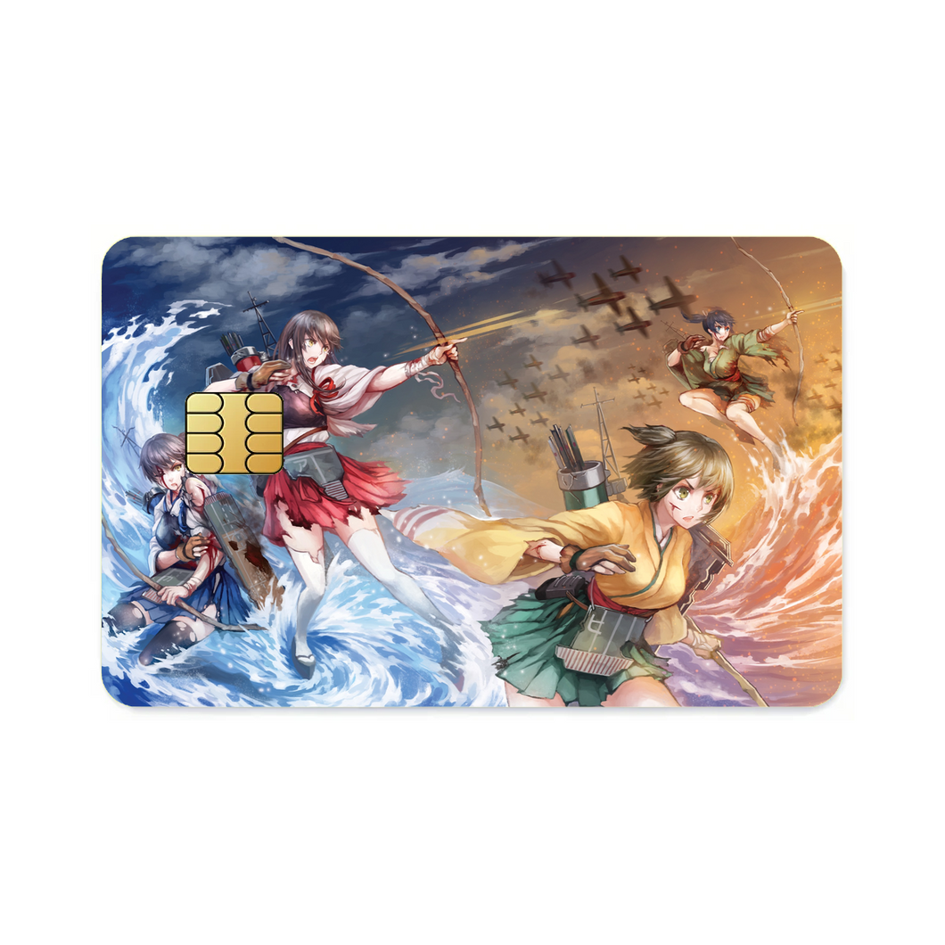 Anime Kantai Collection  Credit Card Skins (4-in-1 Pack)
