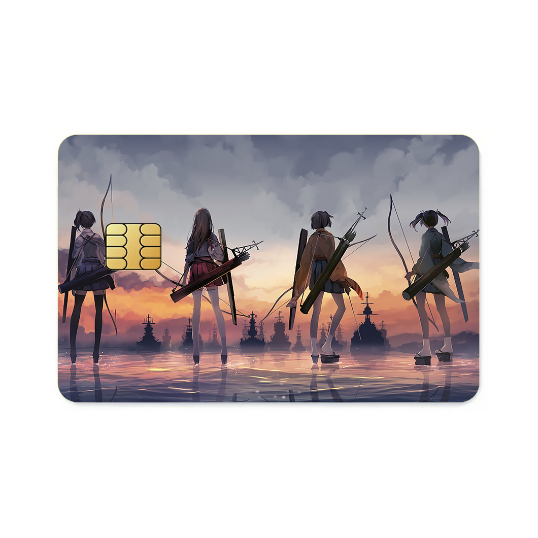 Anime Kantai Collection  Credit Card Skins (4-in-1 Pack)