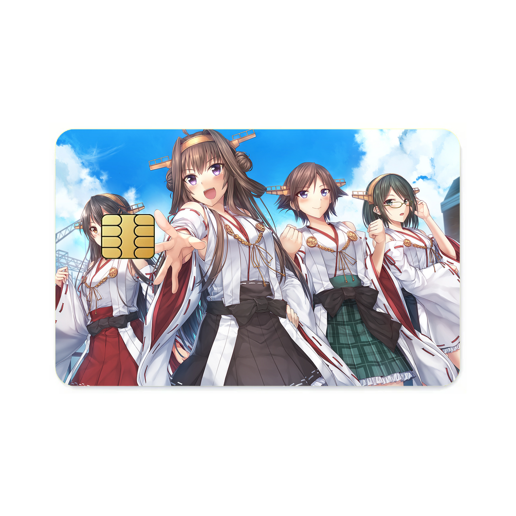 Anime Kantai Collection  Credit Card Skins (4-in-1 Pack)