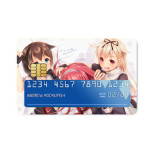 Load image into Gallery viewer, Anime Kantai Collection Credit Card Skins (4-in-1 Pack)
