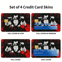 Load image into Gallery viewer, Anime katana  Credit Card Skins (4-in-1 Pack)
