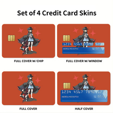 Load image into Gallery viewer, Anime Kill La Kill Credit Card Skins (4-in-1 Pack)
