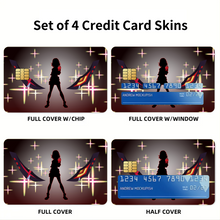 Load image into Gallery viewer, Anime Kill La Kill Credit Card Skins (4-in-1 Pack)
