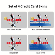 Load image into Gallery viewer, Anime Kill La Kill Credit Card Skins (4-in-1 Pack)
