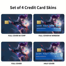 Load image into Gallery viewer, Anime Kill La Kill Credit Card Skins (4-in-1 Pack)
