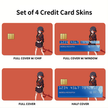 Load image into Gallery viewer, Anime Kill La Kill Credit Card Skins (4-in-1 Pack)
