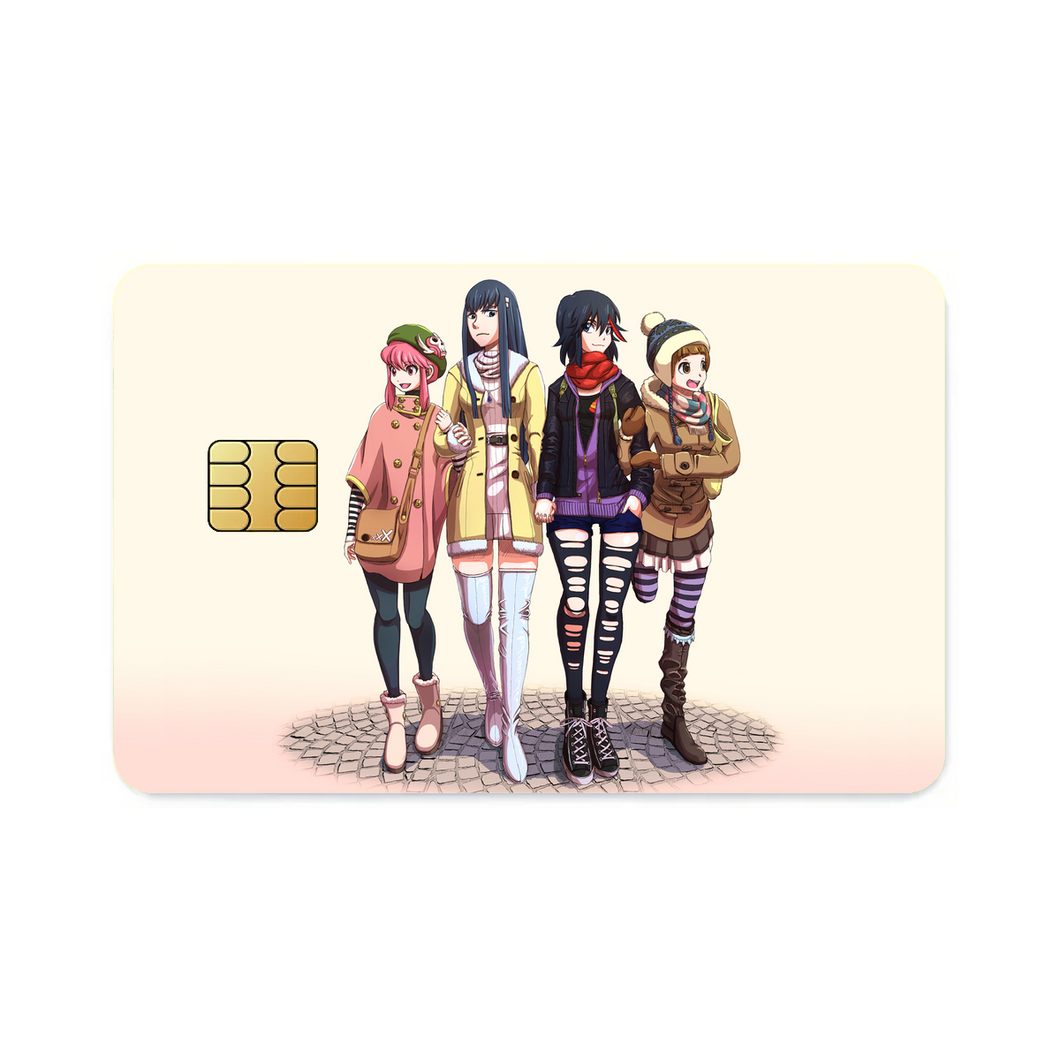 Anime Kill La Kill Credit Card Skins (4-in-1 Pack)